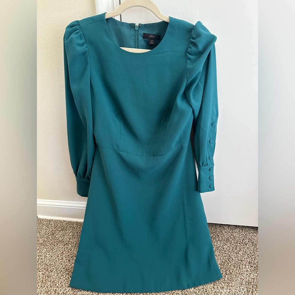 J. Crew Teal Dress
